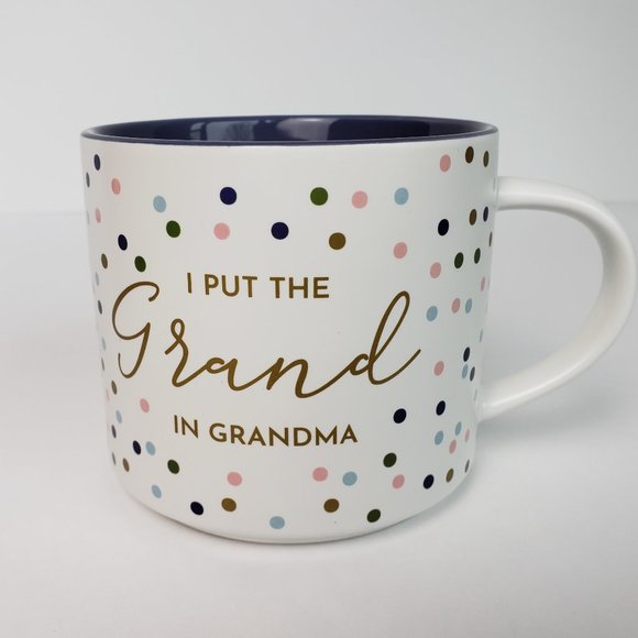 Other - Grand Grandma Polka-dot Stoneware Mug NWOT